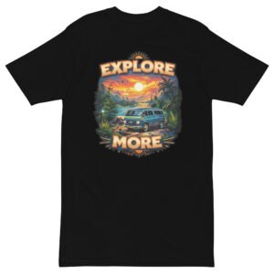 EXPLORER Men’s premium heavyweight tee